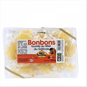 Bonbons fourrés au miel du Gâtinais - 300 g